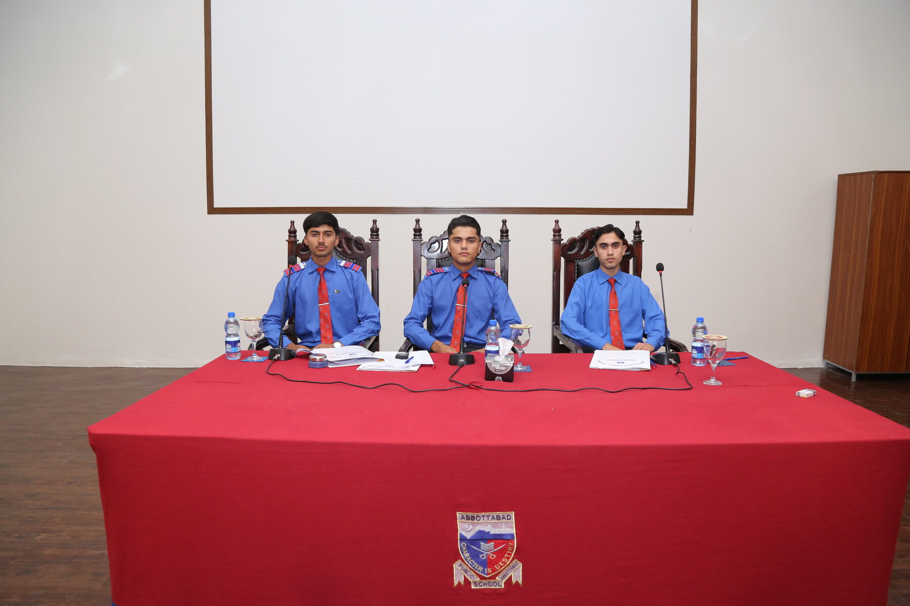 Senior boys at Abbottabad Public School